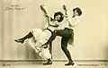 1903. Aus der Postkartenserie zur  Darstellung von Cakewalk-Posen