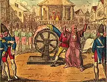 Der grausame Tod von Jean Calas – in Toulouse am 9. März 1762 auf das Rad geflochten