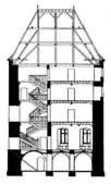 Querschnitt Palas, Wiethase (1880)