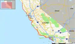 Karte der California State Route 1
