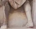 Caligae auf dem Septimius-Severus-Bogen in Rom