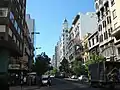 Abschnitt der Avenida 18 de Julio zwischen Plaza Fabini und Edificio Rex