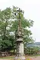 Calvaire an der Straße nach Velogny, Monument historique seit 1925