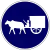 Fahrstreifen für Fuhrwerke