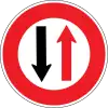 Vorrang des Gegenverkehrs