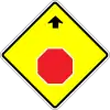 Stoppschild voraus