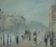 Les boulevards extérieurs. Effet de neige.