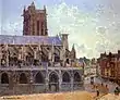 L’Église Saint-Jacques à Dieppe, soleil, matin
