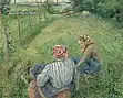 Paysannes gardant des vaches, Pontoise