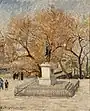 Statue d’Henri IV, début de printemps, 1re série