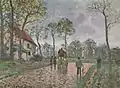 Camille Pissarro:Postkutsche von Louveciennes