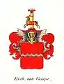 Wappen der Freiherren von Campe von 1840