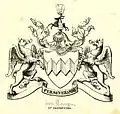 Wappen der Freiherren von Campe zu Isenbüttel 1852