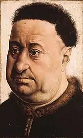 Bildnis eines feisten Mannes, Werkstatt Robert Campin, nach 1440