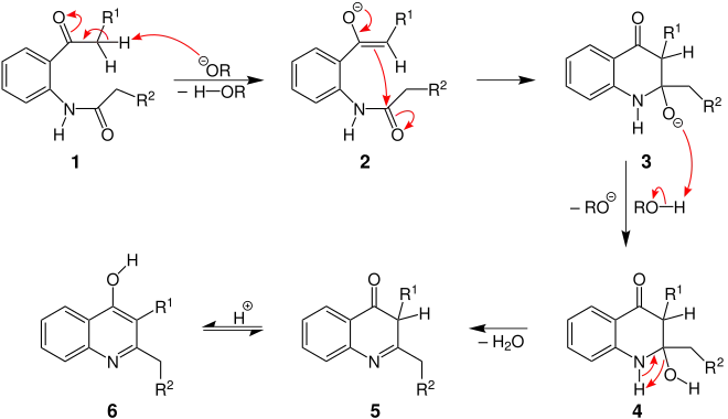 Camps-Chinolinsynthese M1