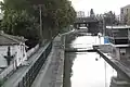 Schleuse Nr. 7 (Écluse de la Briche) an der Mündung in die Seine