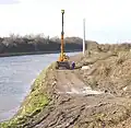Arbeiten am Teilabschnitt Canal de Neuffossé