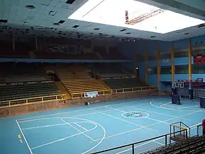 Innenraum der Halle