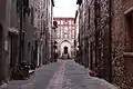 Das Pfarrhaus und ehemalige Kirche von San Biagio im Ortskern