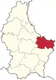 Lagekarte Kanton Echternach