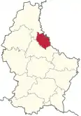 Lagekarte Kanton Vianden