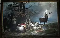 Die Bekehrung des heiligen Hubertus