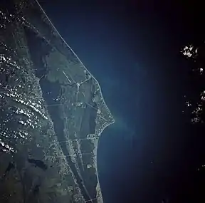 Cape Canaveral (Satellitenaufnahme, 1991)