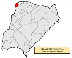Lage von Corrientes