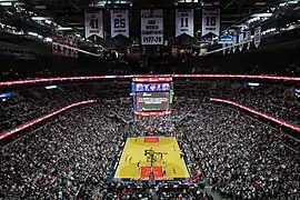 Innenansicht bei einem Play-off-Spiel der Wizards gegen die Atlanta Hawks (109:101) am 19. April 2017