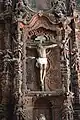Gekreuzigter Christus in einem Seitenaltar
