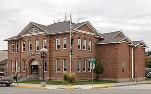 Das Carbon County Courthouse in Red Lodge