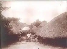 Carl Arriens in der Benue-Region, Nigeria, 1911. Foto von Leo Frobenius