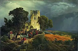 Die Belagerung von Carl Friedrich Lessing, 1848