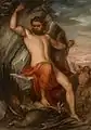 Der gefesselte Prometheus auf einem Gemälde von Carl Rahl, vor Juli 1865. Heutiger Standort unbekannt