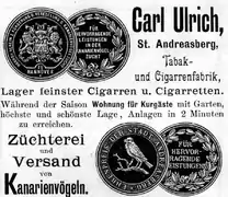 Tabak- und Cigarrenfabrik C. Ulrich