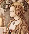 Carlo Crivelli: Maria Magdalena (Detail),um 1476, Ölgemälde