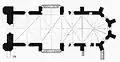 Grundriss 1899 von Camille Enlart