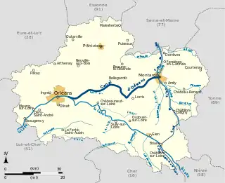 Verlaufsskizze des Kanals