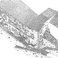Palazzo de Mellis (Montefortino), erbaut zwischen 1560-1578, heute Palazzo Serangeli