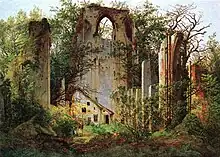 Caspar David Friedrich: Klosterruine Eldena, 1825
