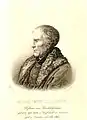 Adolf Friedrich:  Bildnis Caspar David Friedrich, nach 1840