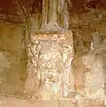 Männlicher Kopf als Basis eines Gewölbebogens (Treppenturm)