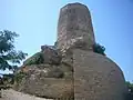 Reste der Burg von Òdena