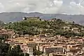 Stadtpanorama mit Burg