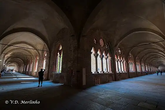 Das Innere der Loggia.