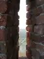 Schießscharte der Burgruine