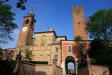 Castelnuovo Fogliani. Familienbesitz der Terzi (1377–1472), Fresko im Schloss (Fondazione Giuseppe Toniolo)