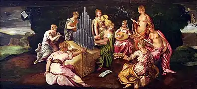 Tintoretto: Die neun Musen