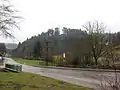 Burg Keppenbach, vom Weiler Sägplatz aus gesehen