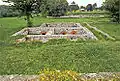 Heizbares Gebäude am Nordrand der Principia